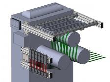 System pomiaru geometrii taśm Zautomatyzowany system pomiaru geometrii taśm do kontroli szerokości i grubości z ogólnoświatową dostawą